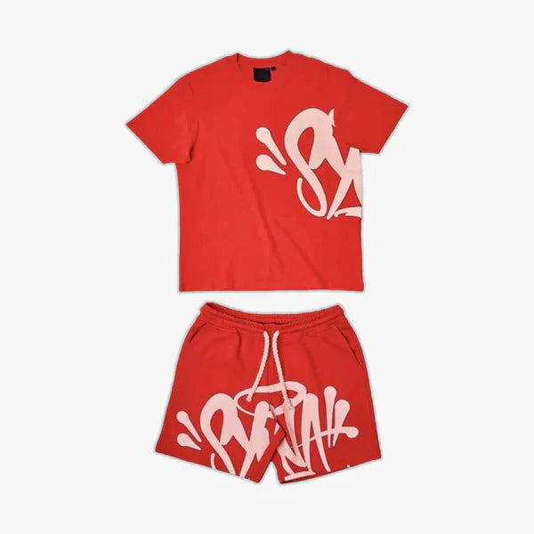 T-Shirt and Shorts Set | Red