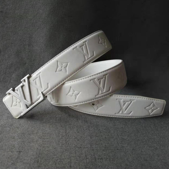 Belt | White & Silver Buckle